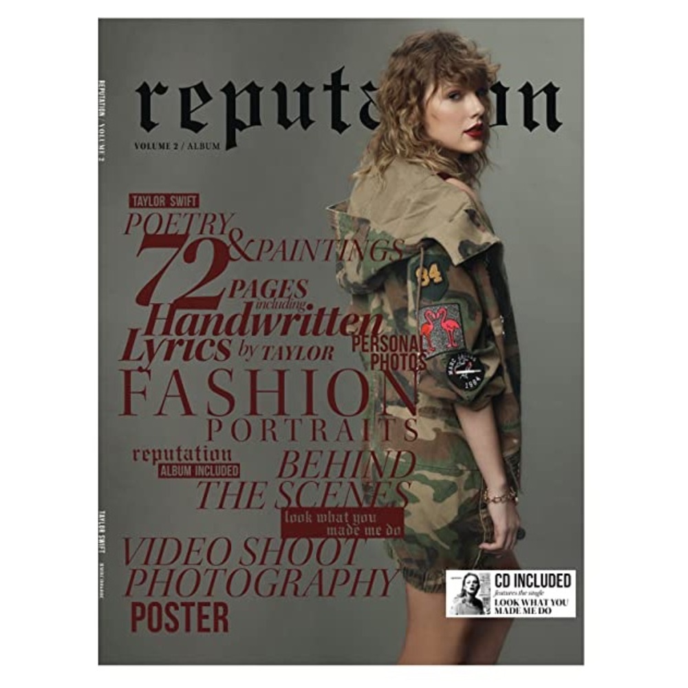 RARE Taylor Swift Reputation Deluxe Book Volume 2 with Poster, Collector’s Item